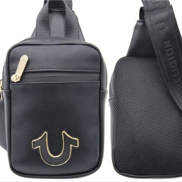 True Religion Tario Harness Messenger Bag - Picture 4 of 7